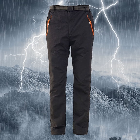 Women's Plus Size Pants Women'S Outdoor Sports Quick Drying Windproof And Rainproof Mountain Climbing Quick Drying Pants,Black Women's Plus Size Pants M