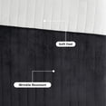 thumbnail image 5 of Mainstays Corduroy Quilt, Full/Queen, Black, Reversible Bedding, 5 of 9