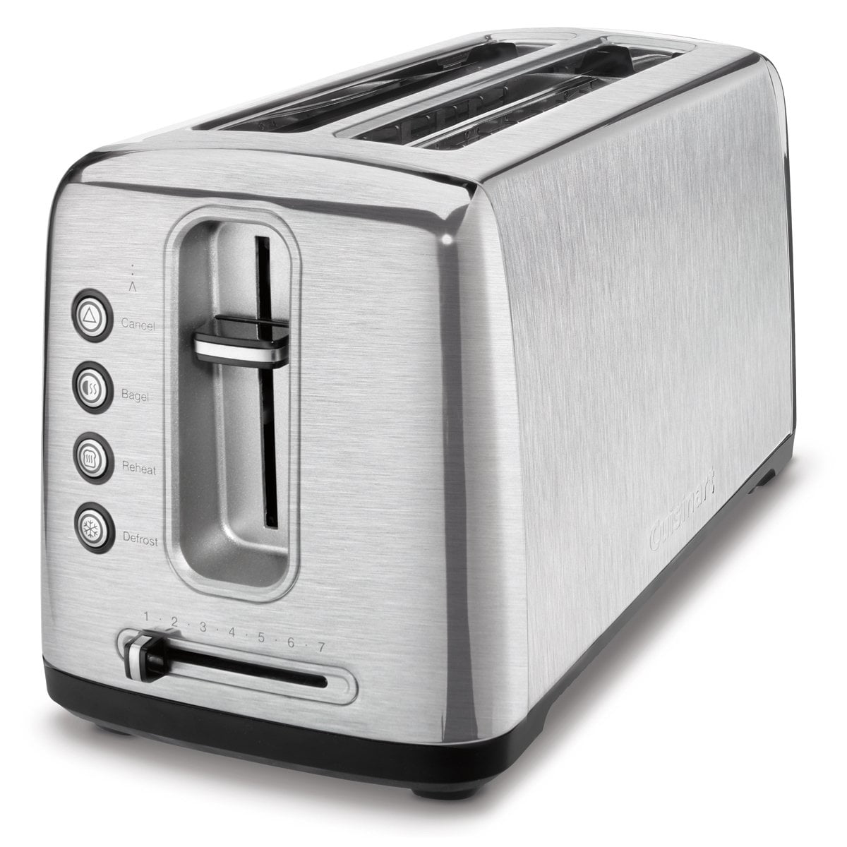 Cuisinart CPT2400 Long Slot Toaster 2Slice Silver Refurbished