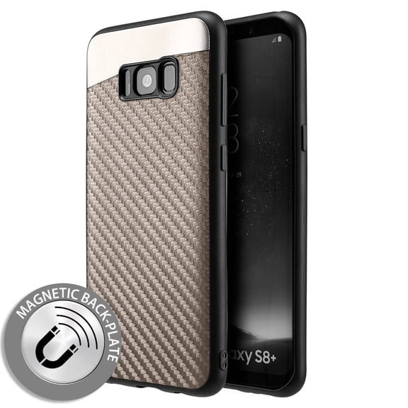 GSA Blade Carbon Fusion Hybrid Case For Samsung Galaxy S8 - Gray/Black