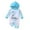 Blue, variant on PINQI 2024 Clothing for Baby Boy Girl Easter Outfits Clothes Striped Long Sleeve Romper Hoodie Jumpsuit for 0 to 12 Months