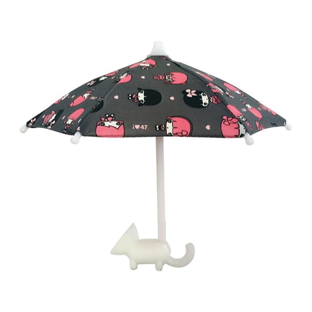 Sidaley Paraguas para teléfono móvil, accesorios de cubierta, ventosa profesional, estante para teléfonos, soporte para parasol, decoración, Electrónica Gris