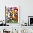 thumbnail image 4 of Kits de pintura de diamantes DIY, taladro redondo completo, mosaico de animales, decoración de pared para el hogar Likrtyny Arte deco, 4 of 9