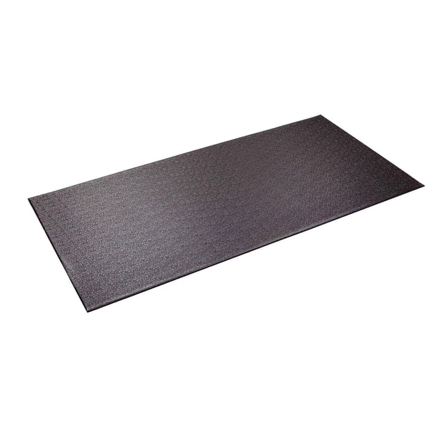 Tapete P.V.C. Supermats Negro Resistente para Productos de Fitness Cardio