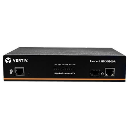 UPC: 0636430077635 | Vertiv Avocent HMX 5000 | High Performance KVM Extender | KVM Receiver | Dual Receiver | DVI-D Audio SFP (HMX5200R-001)