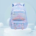 thumbnail image 2 of HNMKIU Children's School Backpack For Girls Grades 1 2 3 4 6 Lightweight Spine Friendly Design Freezer Style Opening Ages 7 18 Daily Commute Use ,Blue, 2 of 8