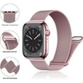 thumbnail image 3 of PINHEN Milanese Loop Compatible with Apple Watch Band 40mm 41mm 38mm 44mm 45mm 49mm 42mm iwatch band Women Men,Stainless Steel Mesh Magnetic Strap for Apple watch Ultra/2 Series 9 8 7 6 5 4,SE 2nd, 3 of 7