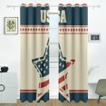 POPCreation Patriot Background Window Curtain Blackout Curtains ...