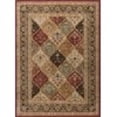 thumbnail image 3 of Sensation Transitional 8' x 10' Red and Beige Polypropylene Indoor Area Rug, 3 of 8