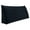 Black, variant on WOWMAX Large Reading Bed Wedge Pillow , Triangular Upholstered Headboard, Backrest Back Support for Sitting Up in Bed With Removable Velvet Deep Blue Cover, California King
