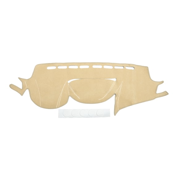 Dash Cover Compatible for Subaru Outback 2010-2014, Non-Slip Polyester Silicone Beige Center Console Dashboard Cover Mat Pad Carpet