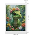 thumbnail image 2 of Diamond Art Kits for Adults - Young Dinosaur Flower Crown Beauty 5d Diamond Painting for Adults, Diamond Art for Adults Beginners, Frameless Diamond Painting Kits for Adults for Home Wall Decor, 2 of 7