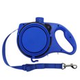 thumbnail image 2 of 5M Heavy-Duty Retractable Dog Leash with ABS Plastic Handle, Steel Lock & Nylon Rope - 3-in-1 Multi-Function Leash for Walking, Jogging & Training - 22 x 16 x 5 cm, 376g Akmoler | Plastic, Blue, 2 of 9