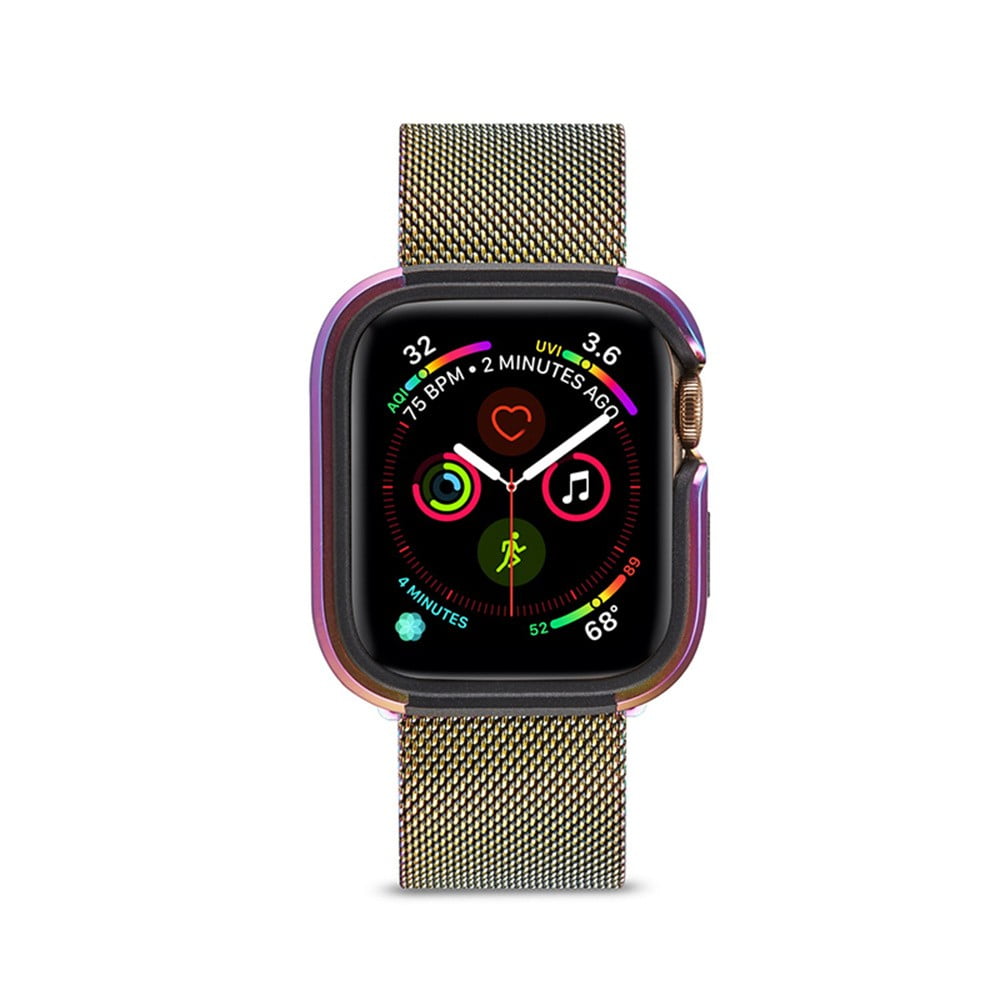 TPU+aluminum alloy Ultra-thin Case For apple watch Series 7 6 se 5 ...