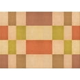 thumbnail image 1 of Ahgly Company Machine Washable Indoor Rectangle Transitional Orange Area Rugs, 6' x 9', 1 of 7