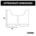thumbnail image 4 of Luverne 250933 Textured Rubber Mud Guard 12” x 23” 2 Piece Pack, 4 of 11