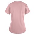 thumbnail image 3 of Snoarin Summer Plus Size Workout Tops for Women Short Sleeve Col Rond Tops Travail Uniforme Couleur Unie avec Poches Blouse Work Uniformes for Women sur Dégagement, 3 of 3