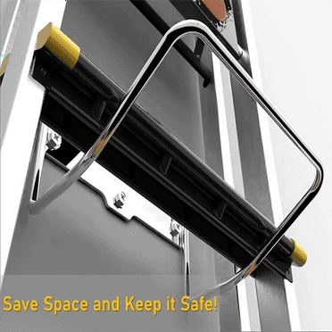 Ladder Rack Hanger, Ladder Storage Hook Wall Mount Multi-Purpose Garage Utility Rack Heavy Duty