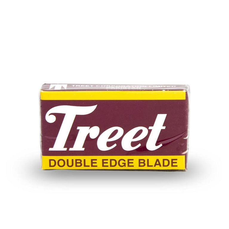 Treet Carbon Steel Double Edge (DE) Razor Blades