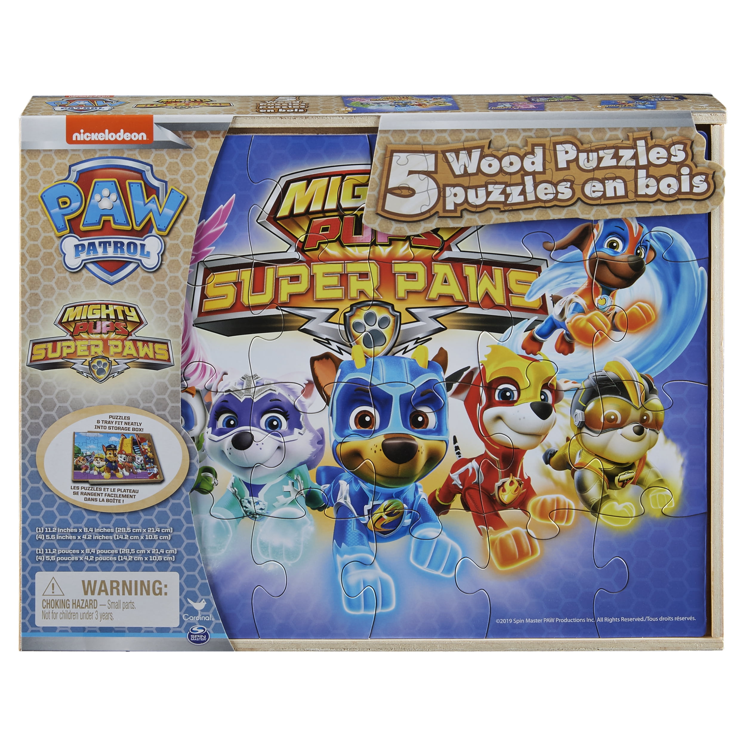 Marshal PAW PATROL 24 Piece Puzzle MIGHTY PUPS SUPER PAWS Spin Master nick jr 
