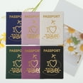 thumbnail image 5 of Unique Bargains 1 Pc Passport Holder Durable Heart Airplane Document Holder for Travel White, 5 of 5
