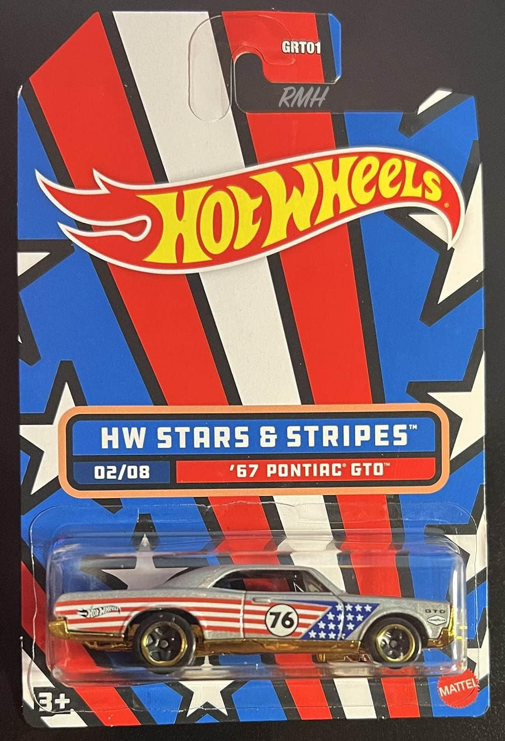 Hot Wheels 2022 HW Stars and Stripes Complete Set of 8 Diecast Vehicles GRT01-956C