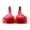 Red, variant on Bandeau Bra for Women Girls Convertible Bra Feature V-Neck Longline Bra Style W-859 Beige 38