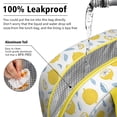 thumbnail image 5 of Reusable Lemon Lnsulated Lunch Bag for Women & Men-Leakproof Water-Resistant Cooler Tote,Large Capacity(10.6x8.7x6.3in)for Work,Office,Travel,Picnic,Beach., 5 of 7