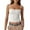 White, variant on Ynynloco Women Summer Thin Strap Tank Top Spaghetti Straps Sleeveless Camisole Shirts Basic Casual Going Out Shirt