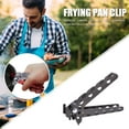 thumbnail image 2 of Camping Pot Gripper Anti-Scald Pan Bowl Mango para exteriores Soporte Clip Gris Hugtrwg  Para estrenar, 2 of 6