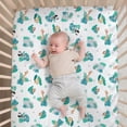 thumbnail image 6 of The Peanutshell Green and Grey Safari Adventures Crib Bedding Set for Baby Boys or Baby Girls, 3 Piece Nursery Set, 6 of 7