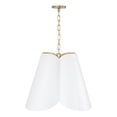 thumbnail image 4 of Capital Lighting 355441RE Maeve 27" Wide Pendant - Matte Brass / White, 4 of 7