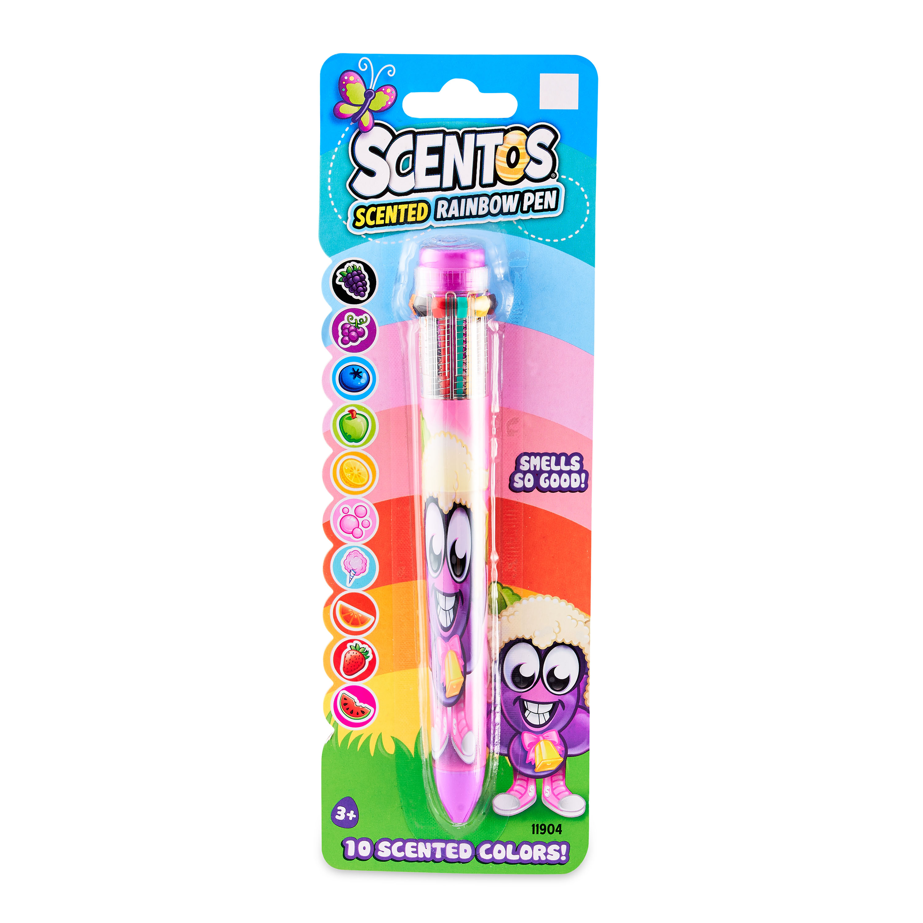 Scentos Easter Themed Scented Ballpoint Purple Rainbow Pen with 10 Colors - Ages 3+, Stationary & Stationary Sets - image 2 of 5