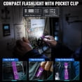thumbnail image 3 of Linterna táctica Banral K518 recargable USB-C púrpura x2, 3 of 9