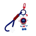 thumbnail image 4 of Cute Key Holder Car Key Bag Ornamento colgante, Delicado Creative Space Robot Astronaut Key Chain Keyring para regalos Decoración del Azul Hugo titular de la clave, 4 of 10