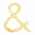 thumbnail image 2 of Pack of 1, 3 Inch x 1/4 Inch & Wood Letters in The Century Gothic Font for Wood Craft Project, Children or Adult Art Work, Home and Holiday Décor and DIY Fun, Made in USA, 2 of 2