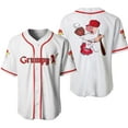 thumbnail image 2 of Angry Grumpy Dwarf Baseball Jersey Red Stripes Patterns Disney Baseball Shirt 3d T-shirt Disney Disney Casual Baseball T-shirt, 2 of 5