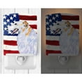 thumbnail image 2 of Caroline's Treasures SS4231CNL Flag with Borzoi Ceramic Night Light, 6x4x3", multicolor, 2 of 2