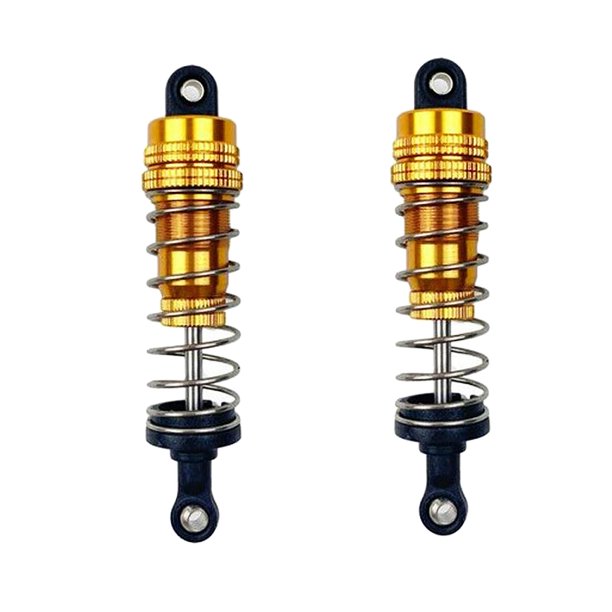 Amortiguador trasero delantero Amortiguadores de aleación de aluminio mejora piezas para 144001 RC 1:14 Buggy MN86 1/12 oruga coche paquete de 2 Magideal Amortiguador trasero delantero