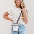 thumbnail image 4 of Transparent Jelly Backpack, Single Shoulder PVC Clear Bag for Sports Travel Gym - Portable Stadium Approved Clear Wallet with PVC Buckle Handle (Grey), 4 of 4