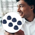 thumbnail image 2 of Lot de 3 paires d'embouts auriculaires de rechange en silicone souple pour Galaxy Buds 2 SM R177, bleu, 2 of 4