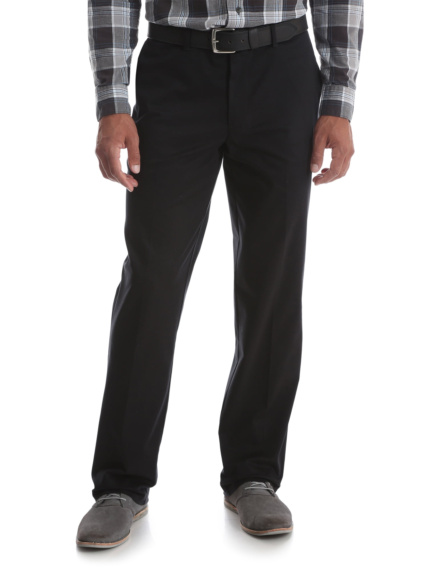 Wrangler - Wrangler Men's No Iron Flex Fit Straight Leg Pants - Walmart ...