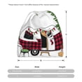 thumbnail image 3 of Honeii Vintage Buffalo Plaid Christmas Camper Print Winter Beanie Daily Hat - Thermal Polar Fleece Ski Running Hat Skull Cap for Men and Women,Beanie, 3 of 8