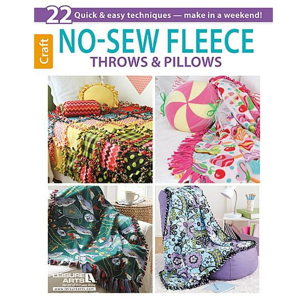 NoSew Fleece Throws & Pillows