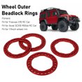 thumbnail image 3 of Perle de Roue RC, 4pcs 1.9Inch Roue Extérieure Perle en Alliage d'Aluminium Roue de Remplacement Perle pour Voiture 1:10 RC, 3 of 8