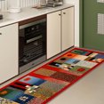 thumbnail image 3 of 2x6 FT Kitchen Runner Rugs Non Skid Washable, Faux Wool Rug Runners for Hallways Bathroom Carpet Runner, Soft Indoor Modern Floor Rug for Entryway Laundry Room, 3 of 11