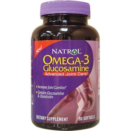 Natrol: Omega-3, Glucosamine 90 gélules