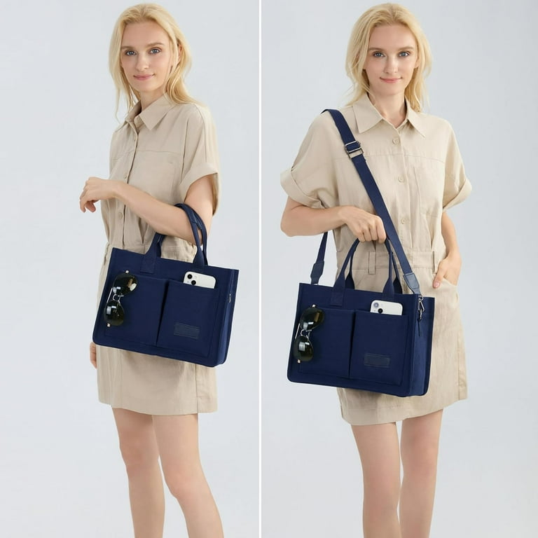 ZHMO Large Tote Bag for Women With Pockets,Laptop Crossbody