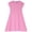 Pink, variant on Ovbmpzd Comfortable Big Girls Dresses Linen Purple Dresses Soft Casual Short Sleeves Dresses,7 Years