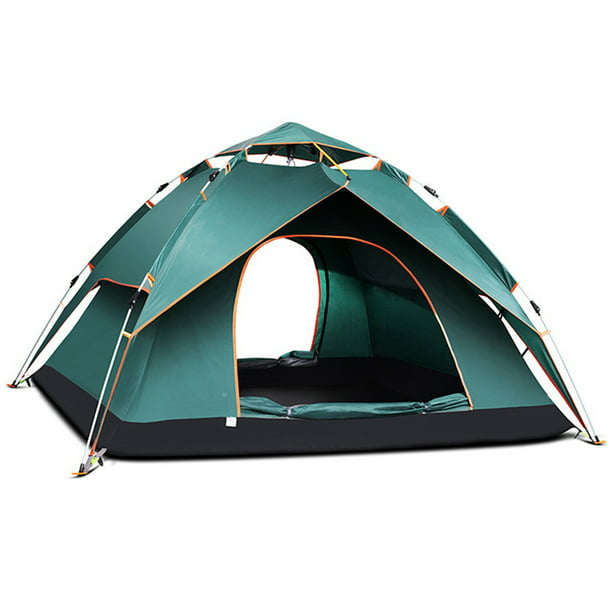 Tents for Camping- Instant Tent, 3-4 People, Ultralight Easy Quick Set Up  Tent, Double-Layer Waterproof Camping Tent, Perfect House Shelters for 